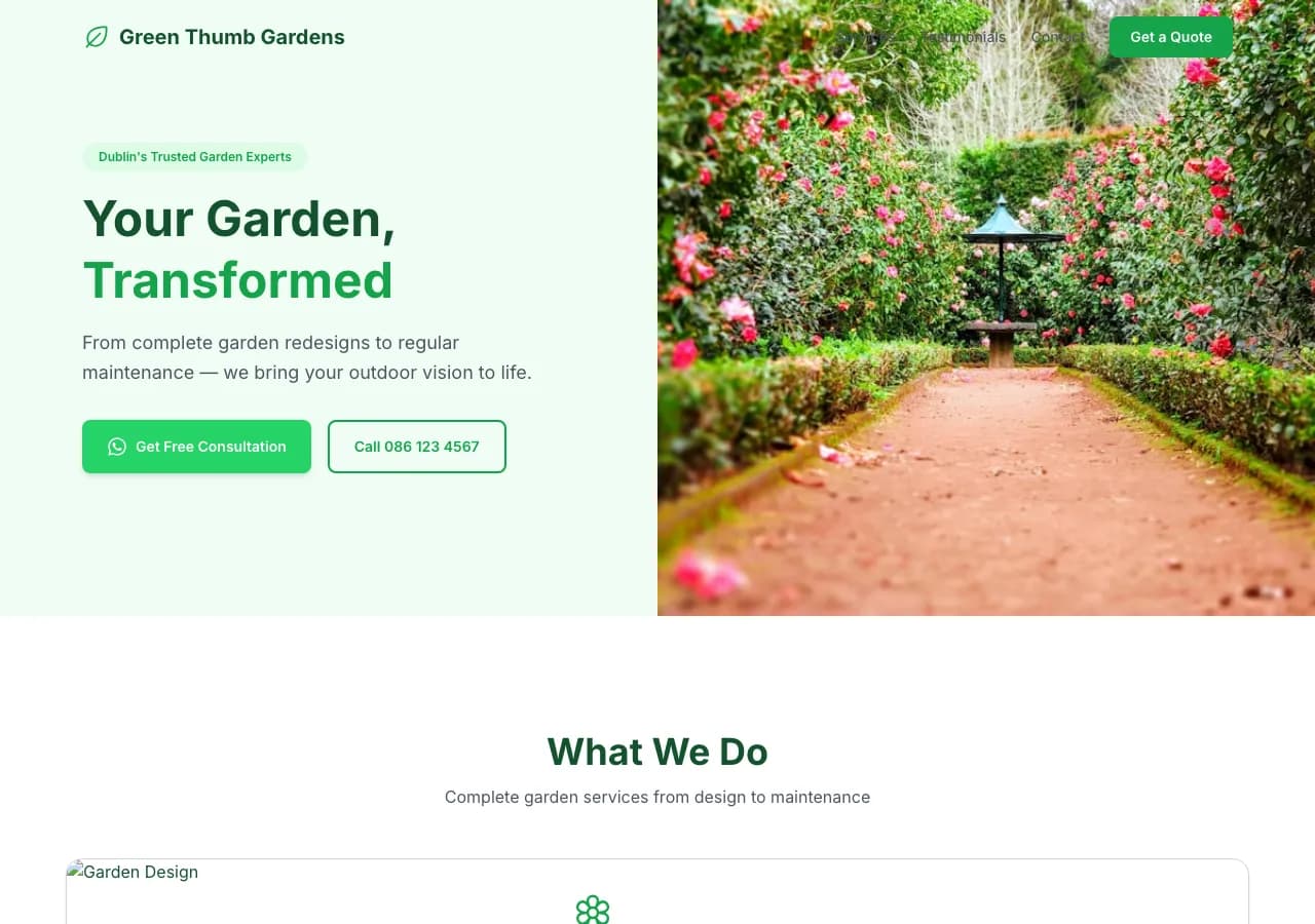 Green Thumb Gardens screenshot
