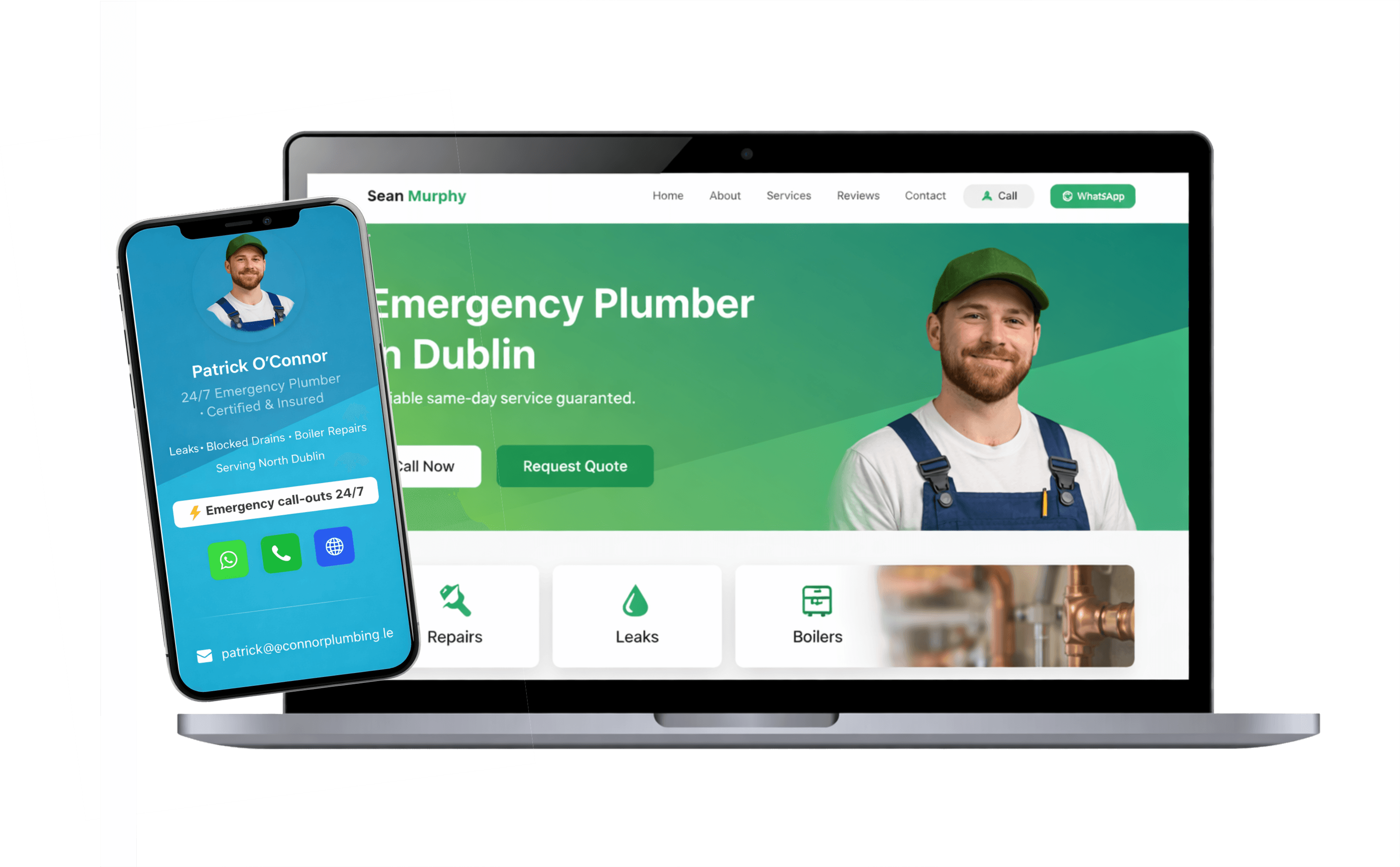 PageSorted website preview on laptop and mobile